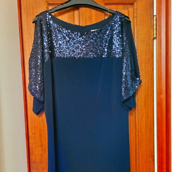 jcpenney Dresses Jackie Jon For Jcpenney Navy Blue Dress Sz Poshmark